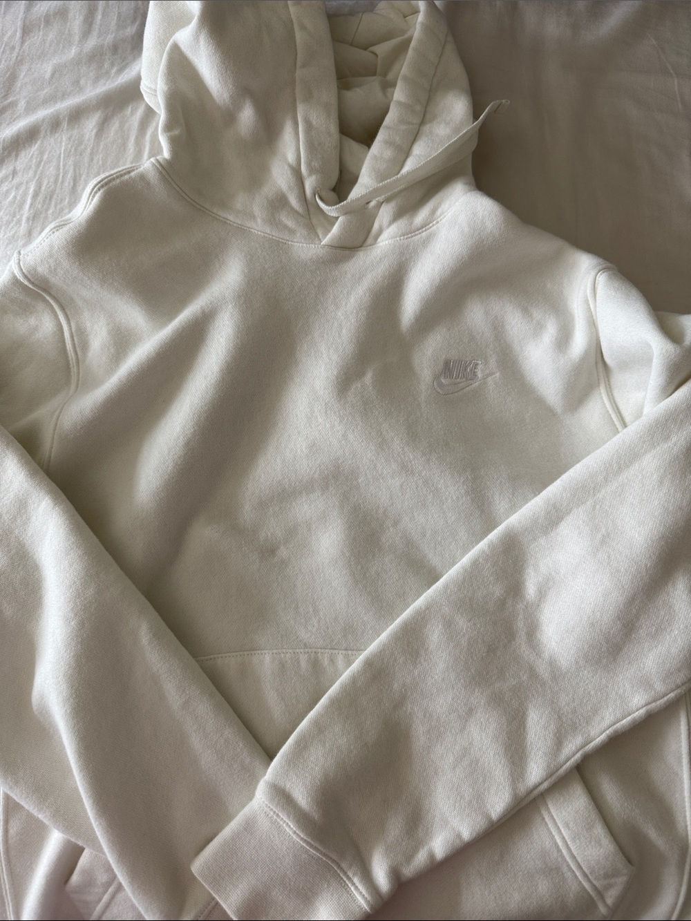Nike Cream Color Hoodie Size Small Women’s
